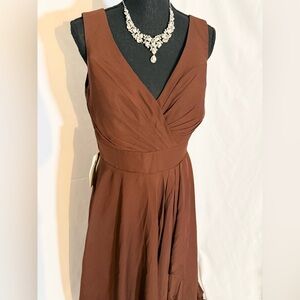 Elegant Brown Dress